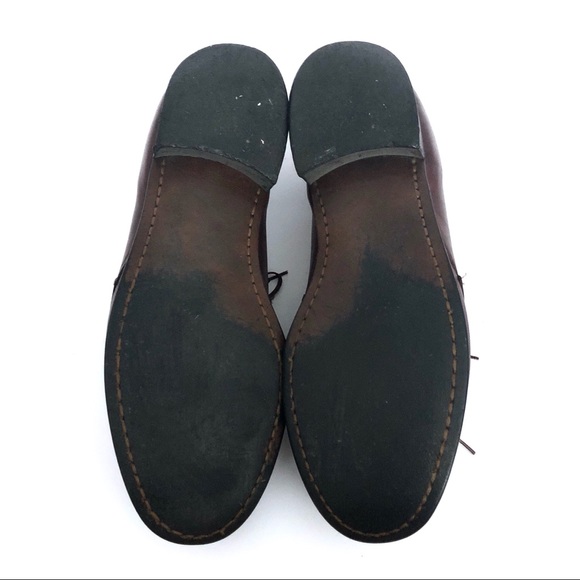 Vtg Stuart McGuire Woven Leather Lace Derby Shoes